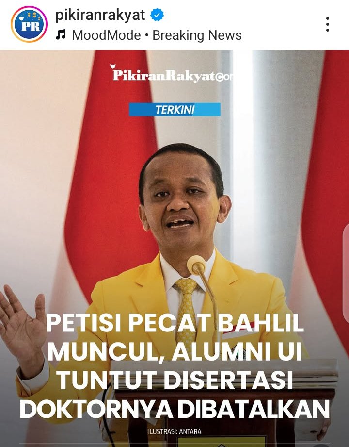 Dukung Petisi Pecat Bahlil ?
Silahkan RTL 🙏