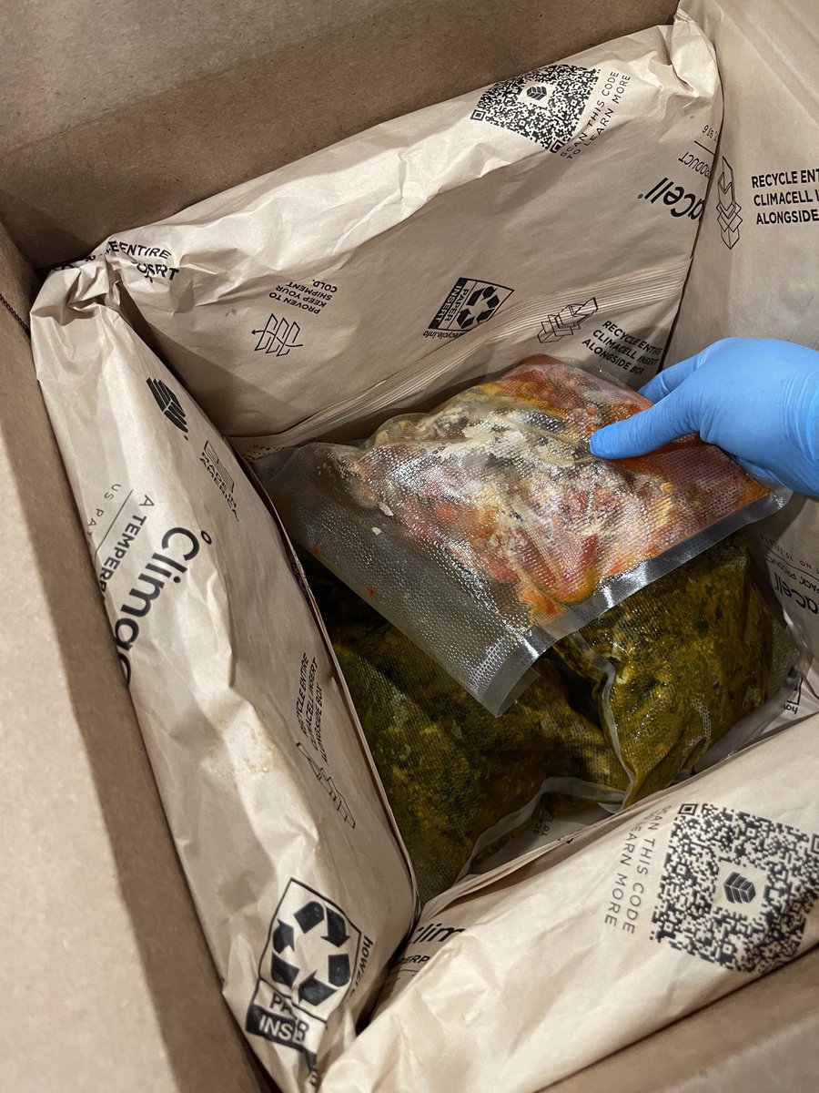 TheHabaneroChef's tweet image. We ship to every state in the US!
Edika-ikong and snails off to Portland Oregon.
This customer ordered Oha, Okazi and pepper hake last week, tasted it and sent a new order.