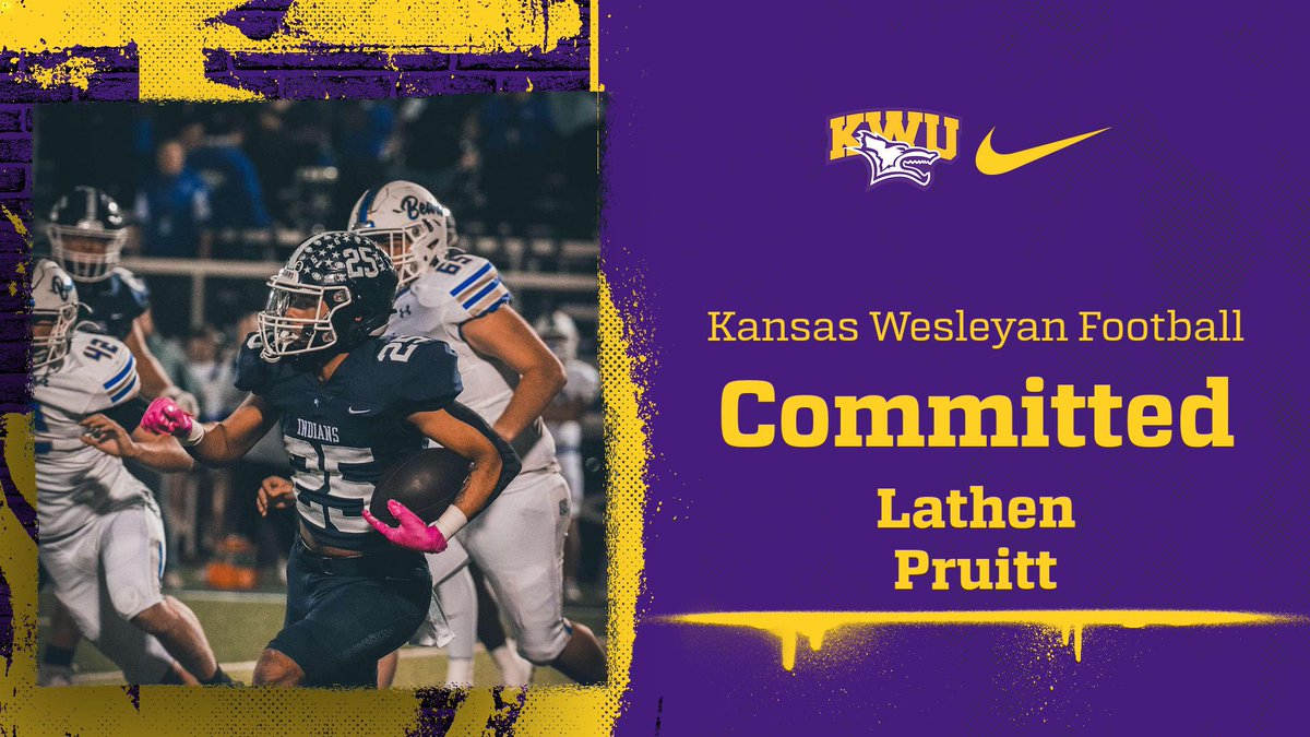 1000% committed!! Blessed to announce my commitment to Kansas Wesleyan University! Thank you for everyone who has supported me through this journey!! @NE_Ok_HS_Sports <a href="/ElRenoIndians/">Coach Cook</a> #AGTG #blessed