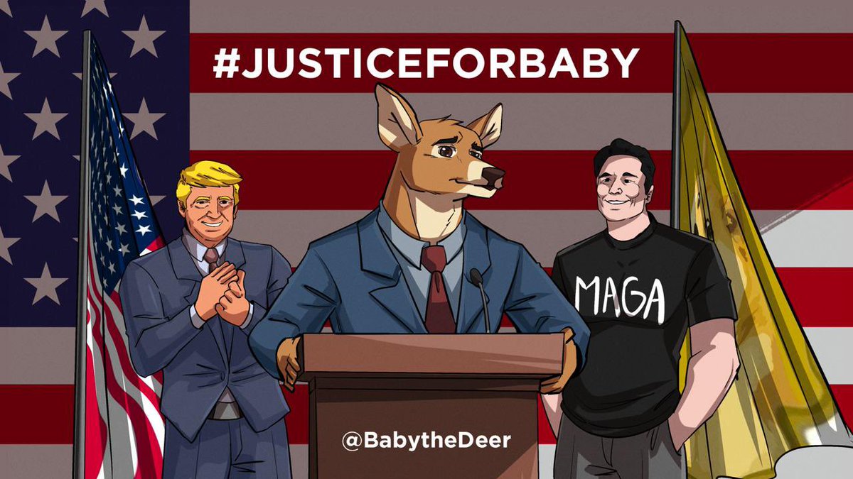 "Stop animal abuse! We demand the U.S. government take action against the Pennsylvania Game Commission. Nature deserves respect, not cruelty. 

JUSTICE FOR #BABY 

<a href="/elonmusk/">Elon Musk</a> <a href="/ScottPresler/">ThePersistence</a> <a href="/realDonaldTrump/">Donald J. Trump</a> <a href="/MELANIATRUMP/">MELANIA TRUMP</a>