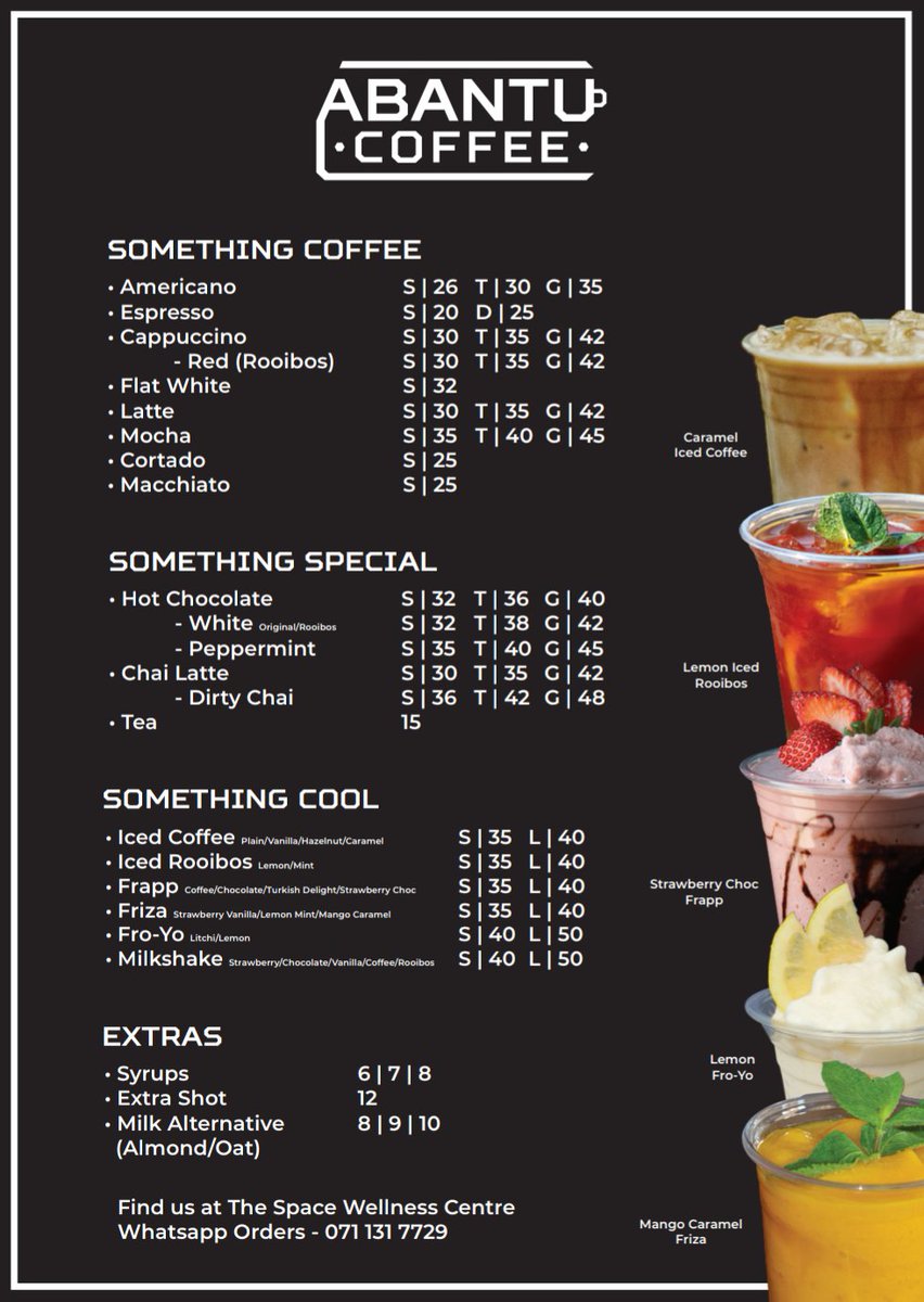 Rassie van der Dussen (@rassie72) on Twitter photo Hi <a href="/TheCoffeeMag/">The Coffee Magazine</a>
Great work on the Cafe Price Index.
I think it's fair to request for us at <a href="/AbantuCoffee/">Abantu Coffee</a> to be included in the next publication?
Especially seeing that our prices are the lowest both regionally and nationally (according to your research)
Love your mag btw๐๐ฝ Hi <a href="/TheCoffeeMag/">The Coffee Magazine</a>
Great work on the Cafe Price Index.
I think it's fair to request for us at <a href="/AbantuCoffee/">Abantu Coffee</a> to be included in the next publication?
Especially seeing that our prices are the lowest both regionally and nationally (according to your research)
Love your mag btw๐๐ฝ