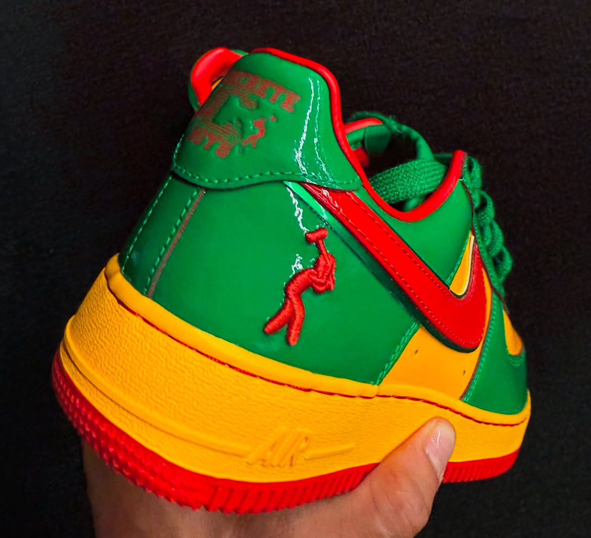 Ovrnundr's tweet image. Lil Yachty x Nike Air Force 1 “Lucky Green”

• $130 dollars 
• Summer 2025