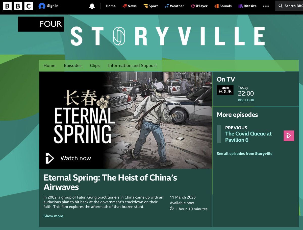 The Eternal Spring is here 🥰 ! Watch now on BBC iPlayer - link in comments.