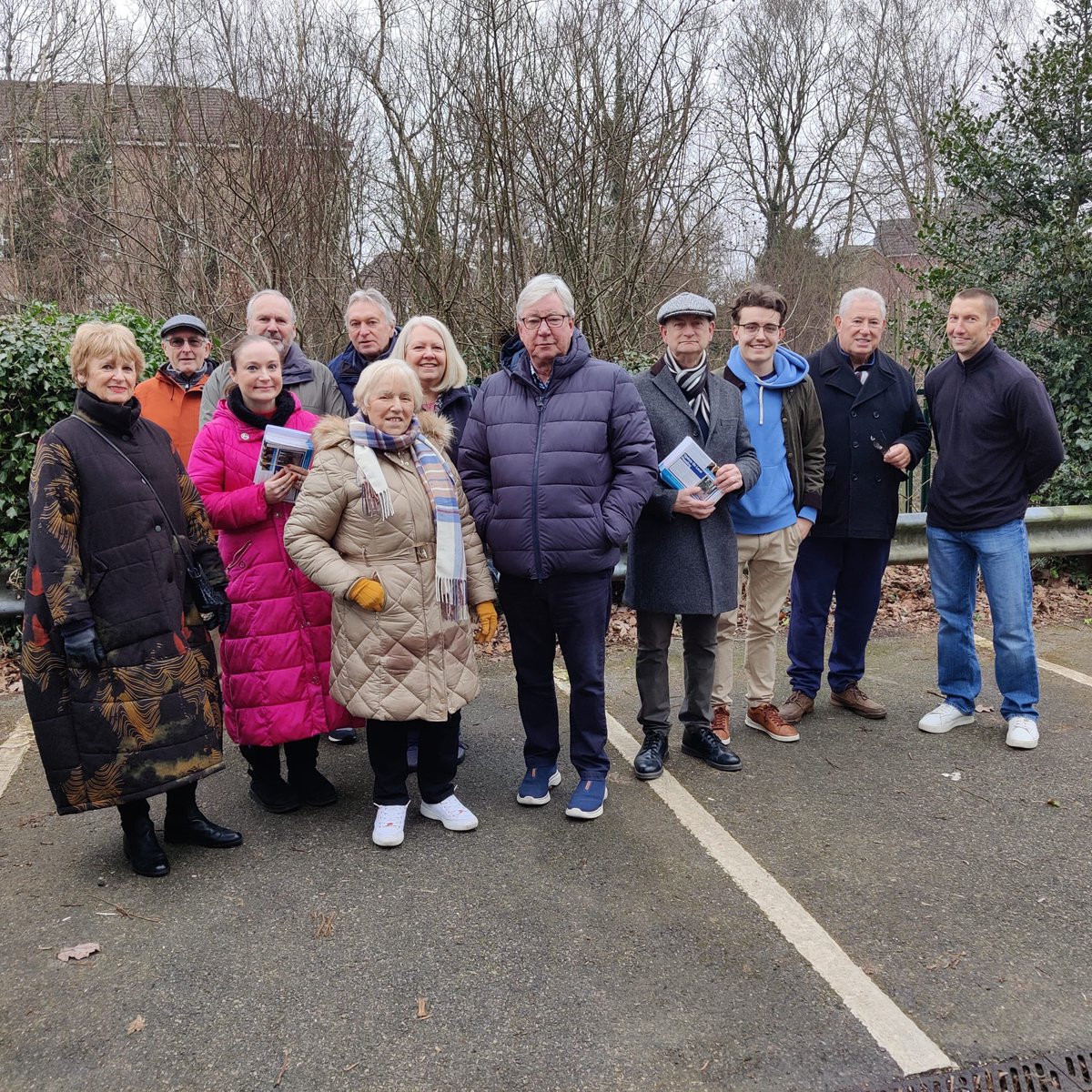 The team out delivering in Clatterbridge ✅