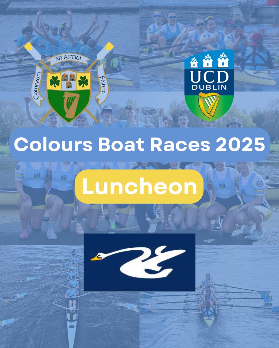 UCDBC's tweet image. The Old Collegians and UCD Men’s &amp;amp; Ladies Boat Clubs invite you to a luncheon on Friday, March 22nd, at 1:00 PM in Neptune Rowing Club, to celebrate the Colours Boat Races.

 See eventbrite.ie/e/colours-boat… to book a place. 

#honcollege
