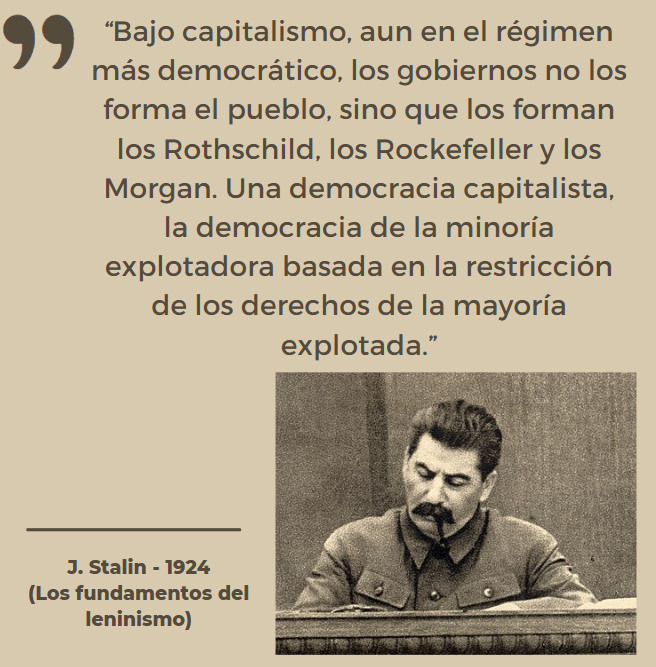 dprkarlos's tweet photo. El nuevo primer ministro canadiense estuvo en BlackRock y Vanguard. Macron fue socio de Rothschild. La familia Bush tenía estrechos lazos con los Rockefeller y la administración Obama con los Morgan.

Stalin hace 100 años sobre quién tiene el poder real en las "democracias": https://t.co/heoxL7WWVu