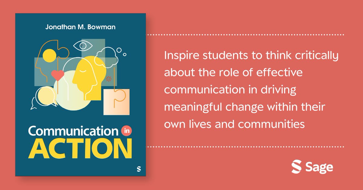 Jonathan M. Bowman's latest text, "Communication in Action", is now available.

Learn more and get your copy here: ow.ly/yCq150Vft3m