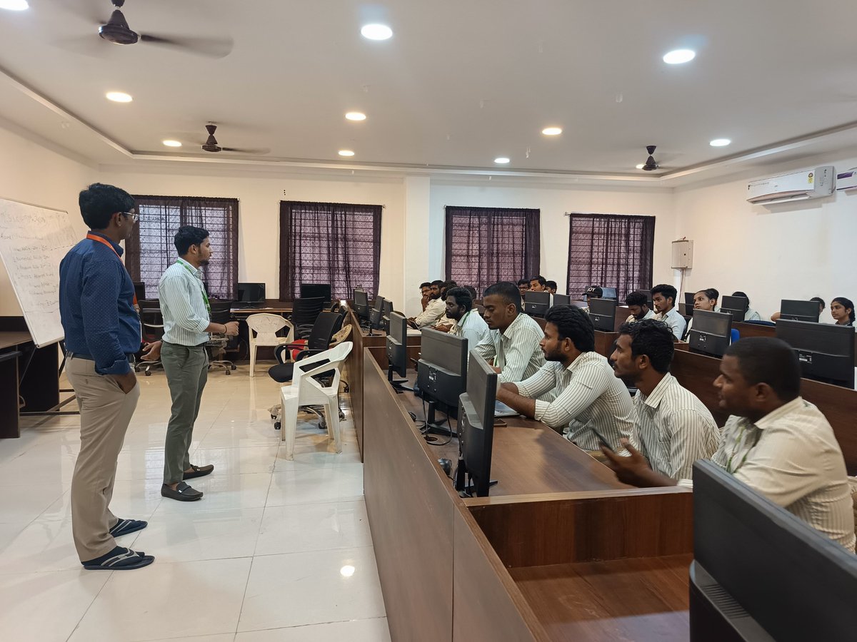 ascet49495's tweet photo. Testing the "AI-Powered ATS Tracking System" developed by Mr. Manjunath Reddy, startup in collaboration with final-year CRT students at ACIC-ASIIC to evaluate its effectiveness and gather quality feedback for necessary improvements. https://t.co/ivopTgwSOT