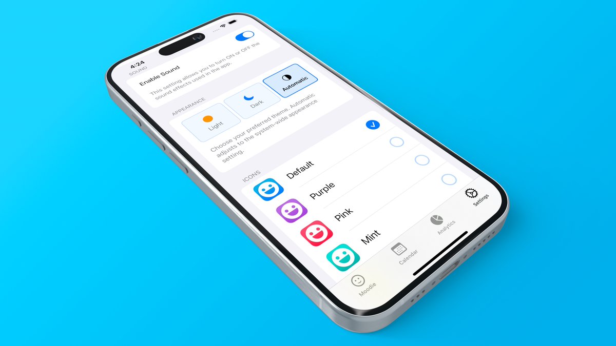 RobertPetras's tweet image. I&apos;m excited to announce our upcoming #SwiftUI course. In it, you’ll learn the powerful #SwiftData framework and create your very own Mood Tracker App—affectionately named Moodie!