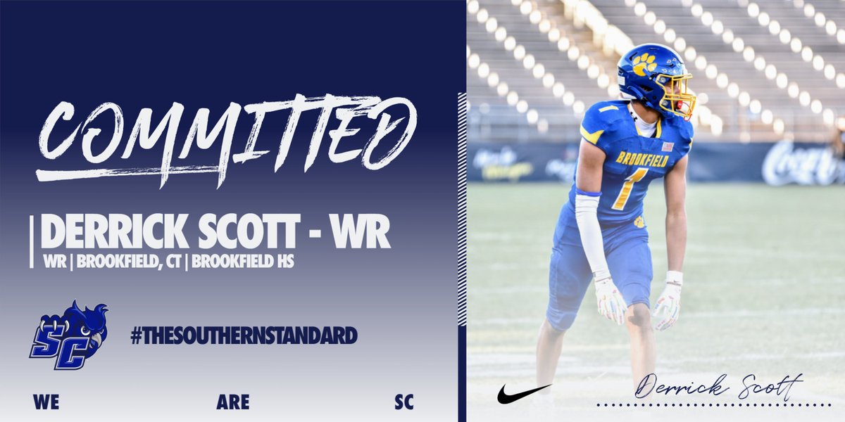 SCSU Football (@scsufb) on Twitter photo Welcome to SCSU <a href="/DerrickSJR_/">Derrick Scott</a> great to have you. Coming down from Northern Fairfield County. #WeAreSC #TheSouthernStandard Welcome to SCSU <a href="/DerrickSJR_/">Derrick Scott</a> great to have you. Coming down from Northern Fairfield County. #WeAreSC #TheSouthernStandard