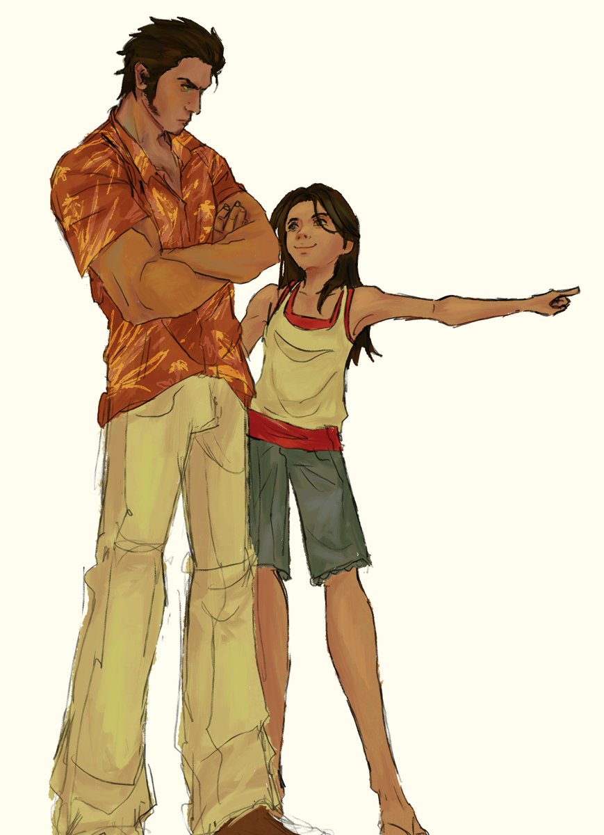 Deluzzie's tweet image. Doodle 💔 #yakuza