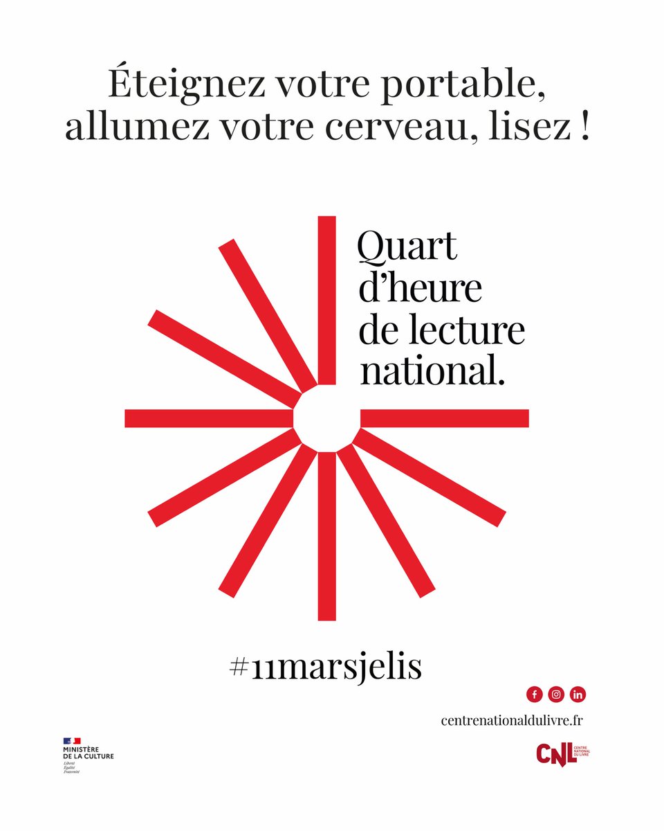 Editions Michel Lafon (@michellafon) on Twitter photo Aujourdâhui nous cĂ©lĂ©brons la lecture ! đ
Créé par @le_cnl et en partenariat avec <a href="/education_gouv/">MinistĂšre Ăducation nationale</a> , le quart dâheure de lecture a pour but de sensibiliser lâensemble des citoyens Ă lâimportance de la lecture đ
#cnl #quartdheuredelecture #lecture #11marsjelis Aujourdâhui nous cĂ©lĂ©brons la lecture ! đ
Créé par @le_cnl et en partenariat avec <a href="/education_gouv/">MinistĂšre Ăducation nationale</a> , le quart dâheure de lecture a pour but de sensibiliser lâensemble des citoyens Ă lâimportance de la lecture đ
#cnl #quartdheuredelecture #lecture #11marsjelis