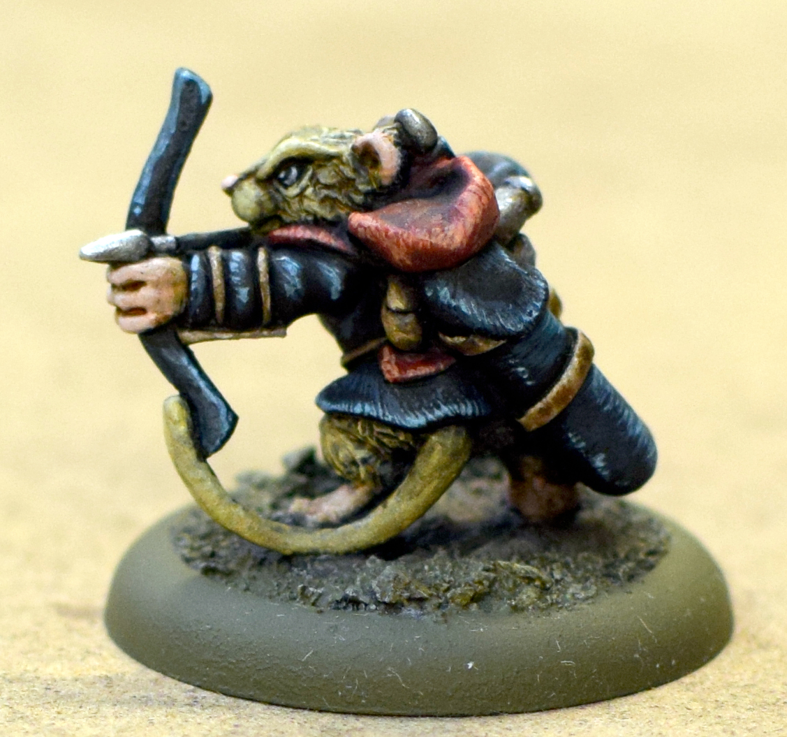 A couple of Royalist squires, ready to provide support to their Knights:
Delfort Swiftpad, Rabbit, &amp; Marley Grumbert, Mouse. Both equipped with One Handed Weapon, Bow, &amp; Buckler.
These will be in the new Starter Bands, released (hopefully!) at Salute in April.
#burrowsandbadgers