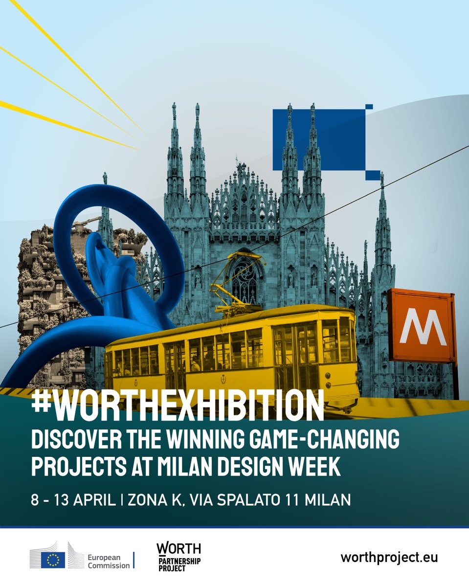 From eco-design to fashion tech, the #WORTH Exhibition unveils the winning projects of the 3rd call at #MilanDesignWeek2025 🔥

📅 Don’t miss workshops &amp; talks! Check the agenda: t.ly/dVgBE