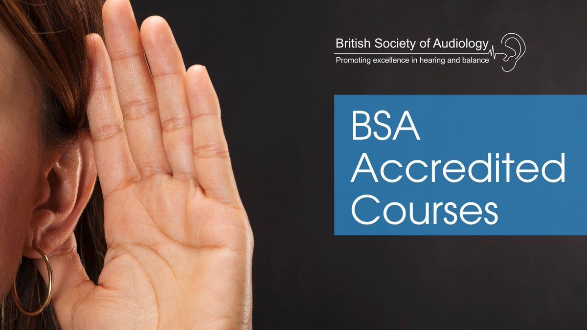 View the upcoming BSA Accredited Courses, from online to 3-day courses.

Find out more 👉 buff.ly/3Soe8Vn

#audiology #audpeeps #AudiologyCourses