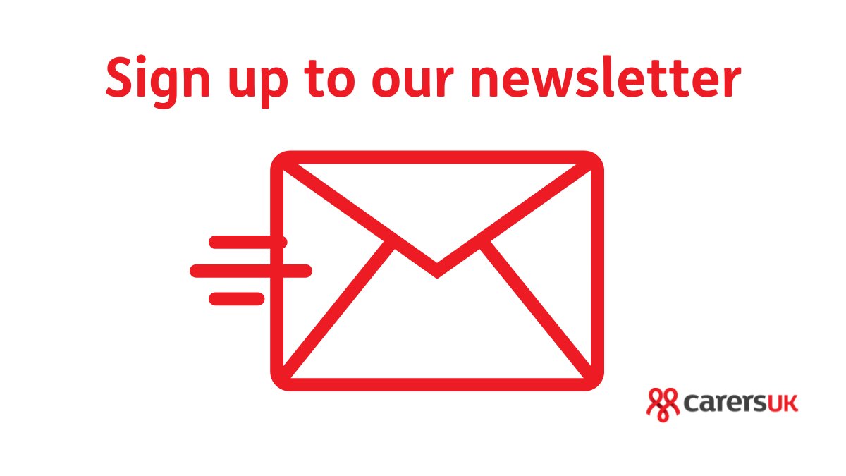 Stay up to date with the latest carer news and guidance with our monthly member newsletters.

From campaign updates to info on welfare benefits, we’re here to keep you informed.

Get the latest updates by signing up as a member for free: carersuk.org/join?utm_sourc…
