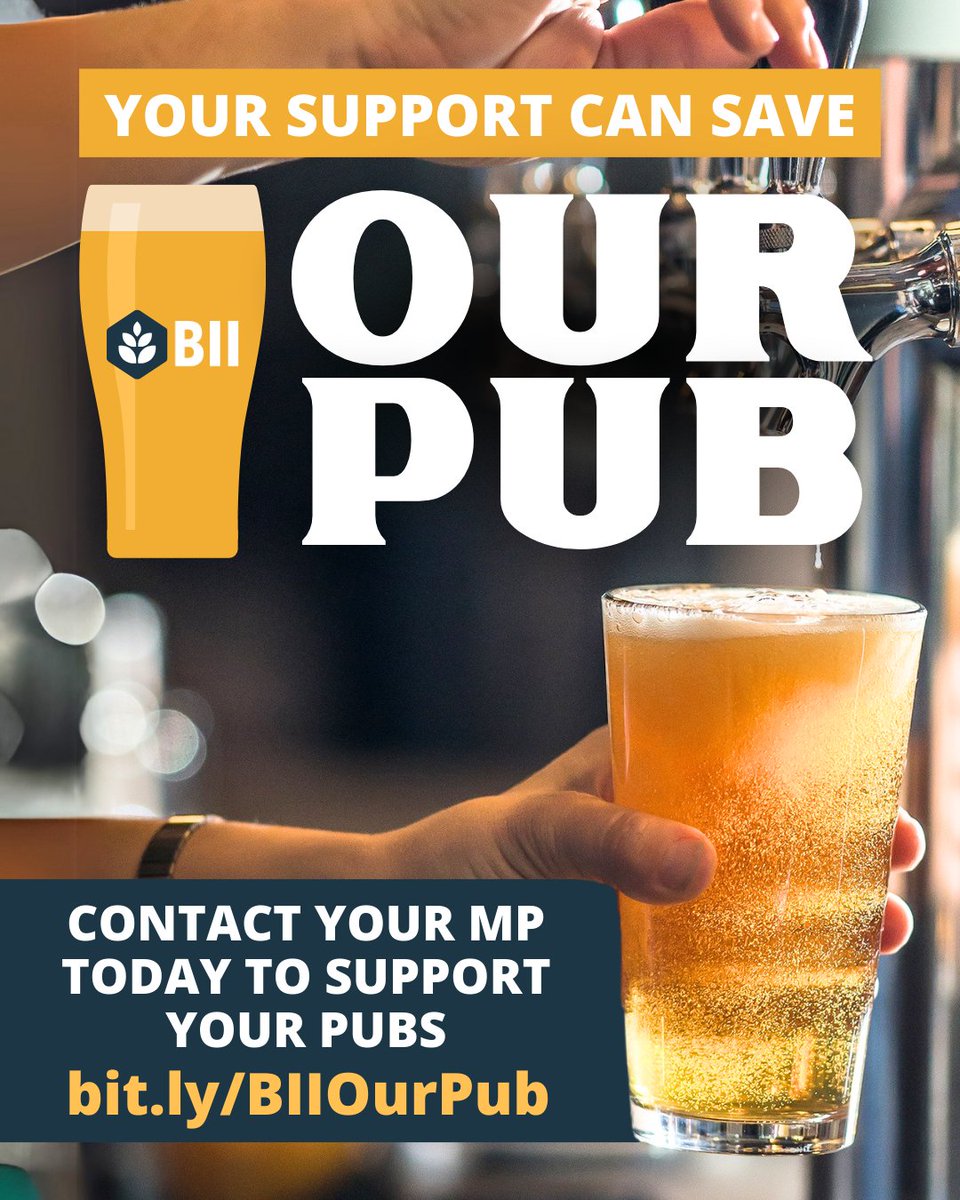 ICYMI: Last week, we launched the new 'Our Pub' campaign.

We are looking to rally together our members, their customers, suppliers and staff to champion our pubs and ensure our voice is heard by government.

Find out more and get involved 👇️

🔗l8r.it/WFd9