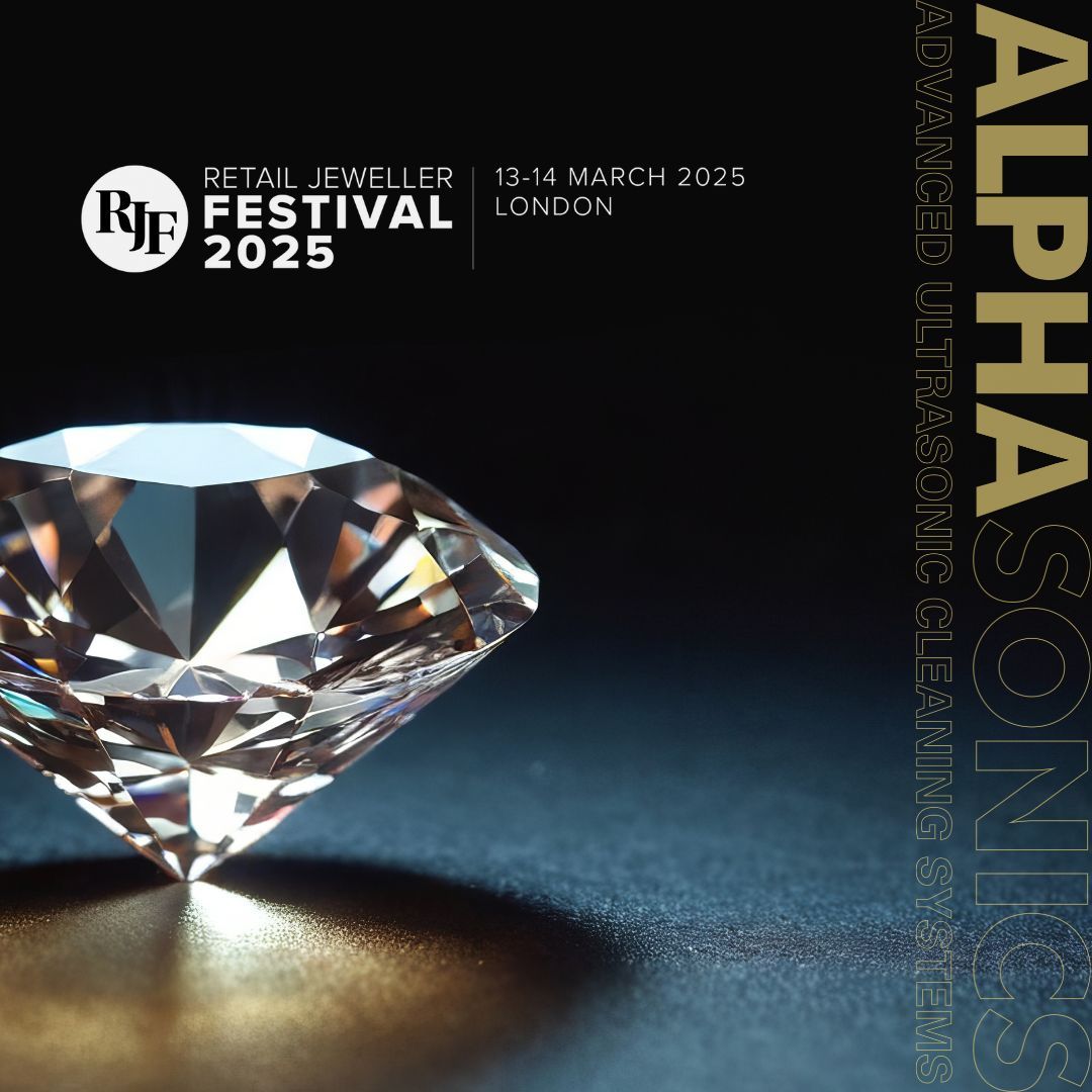 Join us at the Retail Jeweller Festival 13-15th March 2025! ✨ We’ll be showcasing Lumax, our advanced ultrasonic jewellery cleaning system. Don’t miss out on flawless cleaning results! #RetailJewellerFestival #JewelleryCleaning #UltrasonicCleaning #Alphasonics #Lumax
