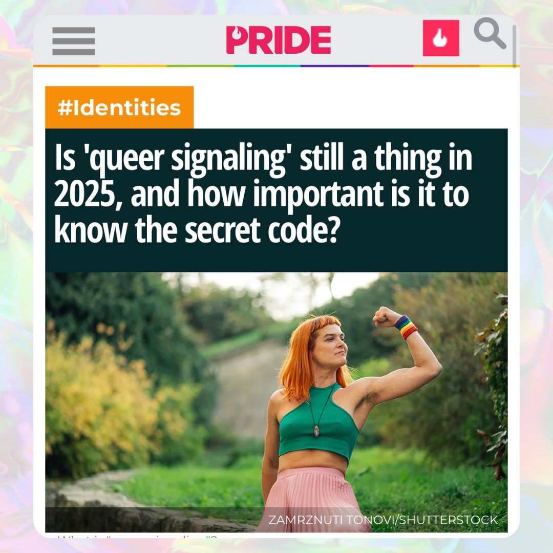 TAIMI - 🏳️🌈LGBTQIA+ Dating App (@taimiapp) on Twitter photo 🏳️🌈 Is 'queer signaling' still a thing in 2025, and how important is it to know the secret code? Read the whole material at the link below.
❤️🔥 Thanks to <a href="/andrewjstillman/">Andrew J. Stillman</a> and <a href="/pride_site/">PRIDE.COM</a> for including <a href="/EdwardRReese/">Edward Reese 🇺🇦🏳️⚧️</a> , the gender and sexuality expert from Taimi! 🏳️🌈 Is 'queer signaling' still a thing in 2025, and how important is it to know the secret code? Read the whole material at the link below.
❤️🔥 Thanks to <a href="/andrewjstillman/">Andrew J. Stillman</a> and <a href="/pride_site/">PRIDE.COM</a> for including <a href="/EdwardRReese/">Edward Reese 🇺🇦🏳️⚧️</a> , the gender and sexuality expert from Taimi!