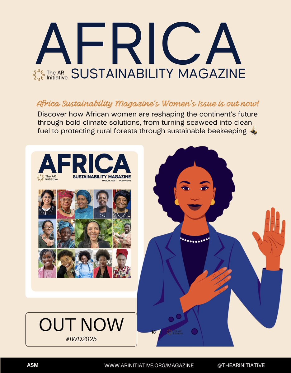 It’s here! 🥳

Vol II of Africa Sustainability Magazine is out now! This edition dives into the powerful connection between gender &amp; sustainability, showcasing African women driving change in energy, agriculture, &amp; conservation.

Read now on our website!

#WomenInLeadership
