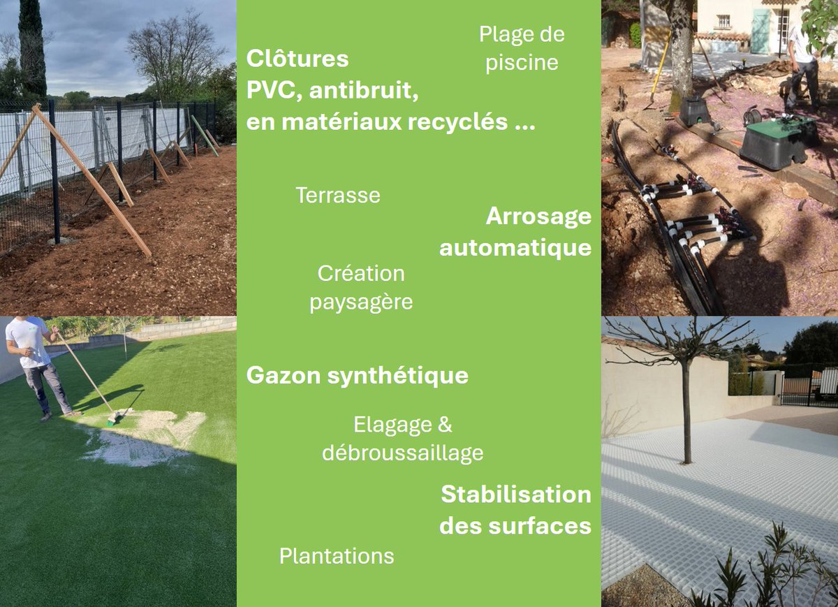 Vous pensez à des travaux dans votre jardin ? C'est le moment d'anticiper pour que tout soit prêt pour les beaux jours !
Pour votre devis gratuit, ☎️JADE Espaces Verts ☎️au 04 98 05 84 20