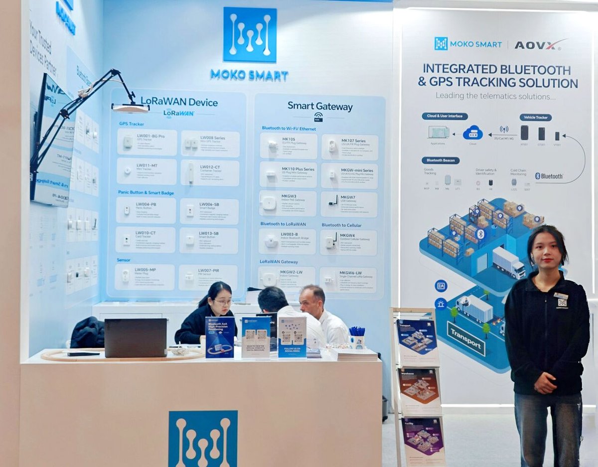 mokosmart's tweet image. 🚀 The MOKO team is ready to meet you all today at Embedded World!
📍 Visit us at Hall 3, Booth 3-623 to explore our latest innovations and experience live demos in action.
Come say hi and let&apos;s talk IoT! See you there! 🔥✨

#EmbeddedWorld #IoT #MOKOSMART #innovation #aoa #BLE