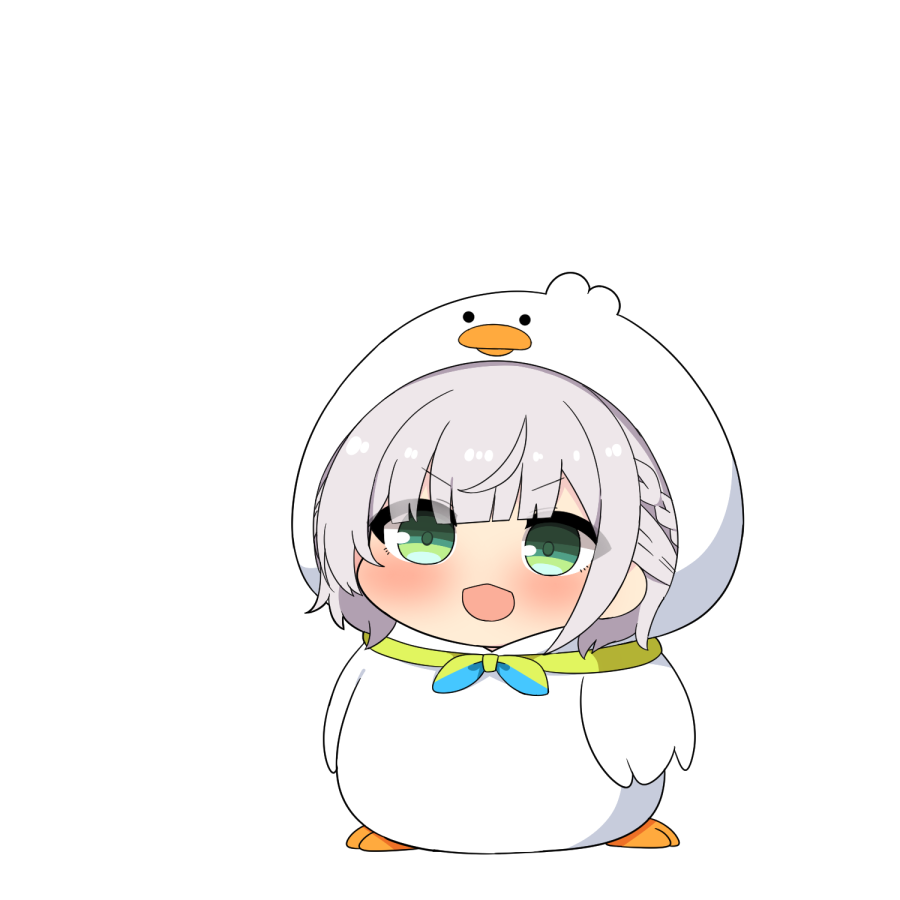 白銀ノエル 「しゅば…!! #ノエラート 」|トゥーミのイラスト