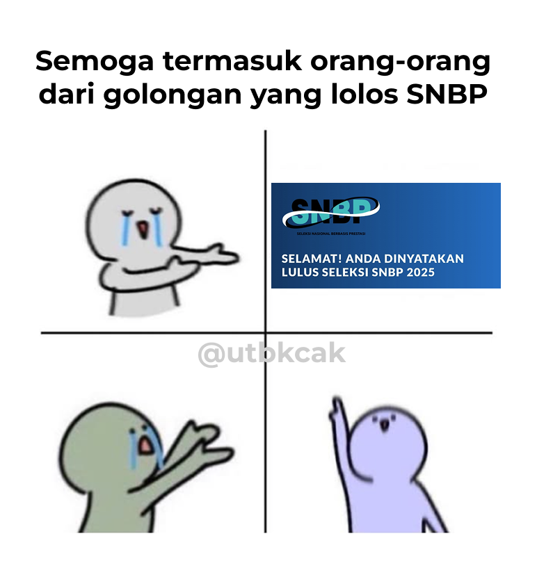 utbkcak's tweet photo. Namamu nanti akan ada diantara 181.425 orang yang LULUS SNBP 2025 https://t.co/w9akfOOYiD