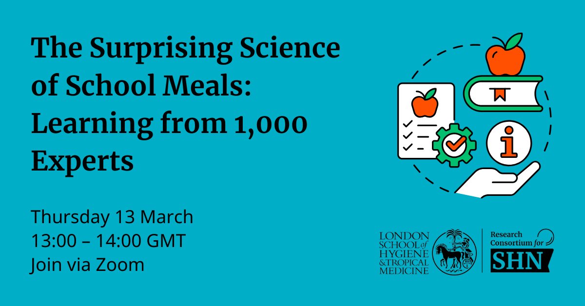 SchoolMeals_'s tweet photo. 💡 What can we learn from more than 1,000 experts on school meals?

Tune in this Thursday on #InternationalSchoolMealsDay to hear diverse voices on the wide-ranging—and at times, perhaps surprising—impact of #SchoolMeals on children, their communities, and beyond.

📅 Thursday 13 March
⏰ 13:00 – 14:30 GMT
➡️ Register here: https://t.co/NckjfxdIBm

🎙️ @LSHTM, @BurbanoCarmen, @OrestStepanyak, @wawiranjiru, @HabibaWassef, @_AfricanUnion, @BibiGiyose @FAO, @ABCgovBr, @cardiffuni, @jica_direct_en