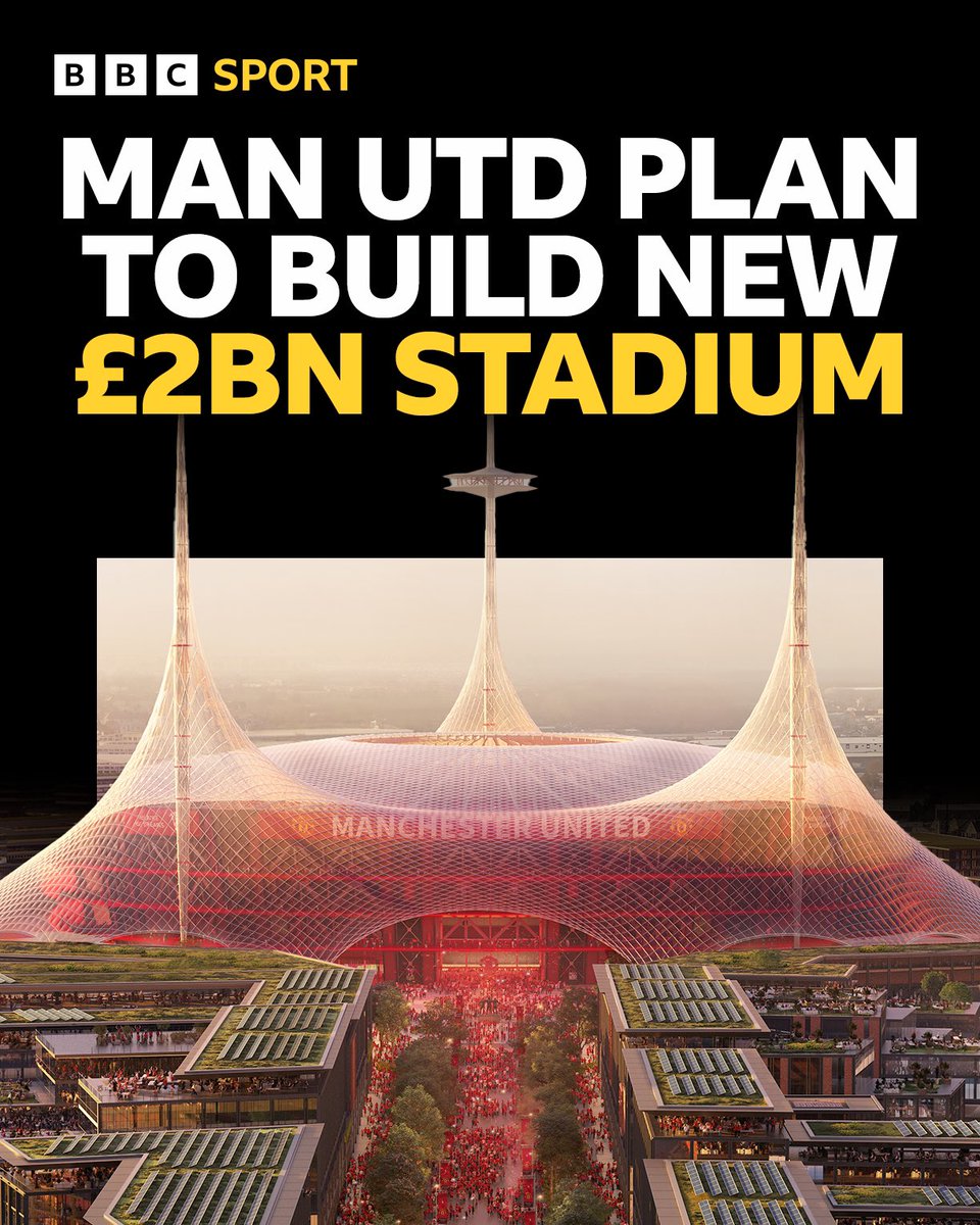 Looks like a circus tent. 

Ironic, no?

#OldTrafford