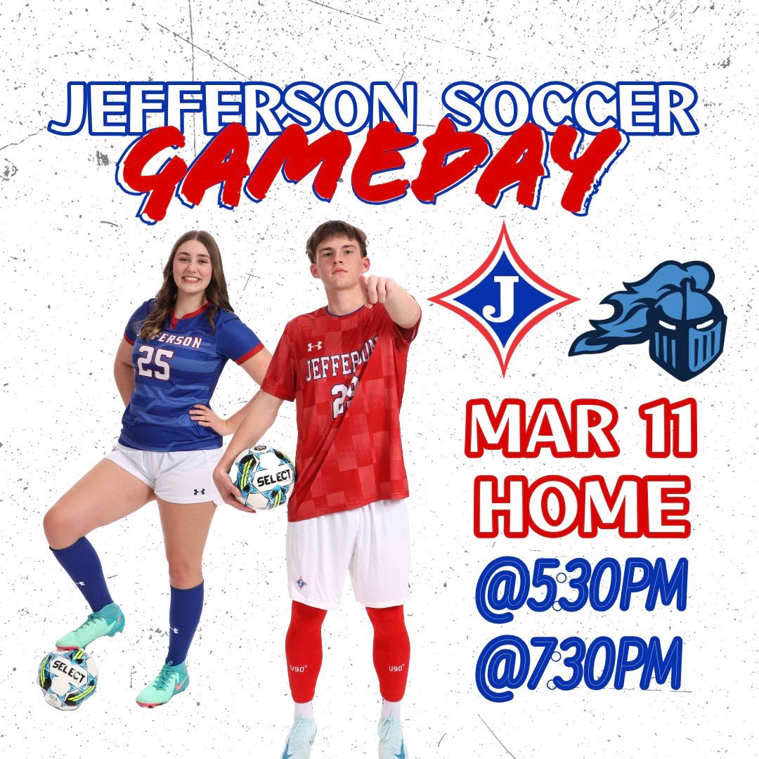 Non-region 3A Matchup TONIGHT!

📍 Jefferson Memorial TURF
🆚 Johnson High School
📅 Tuesday, March 11
⏰ 5:30p girls, 7:30p boys

Let’s go Dragons! #riseasONE #playtowinunitetotheend