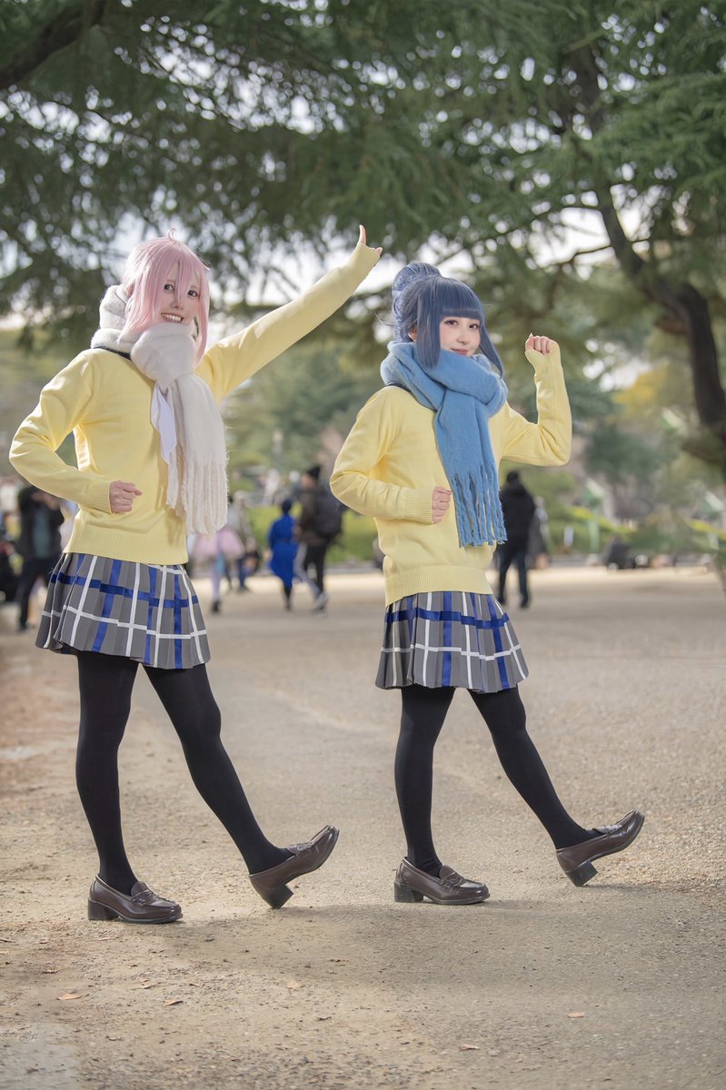 ⚠︎cosplay

ゆるキャン△

.

　🌸GO！GO！YURU CAMP！🌸

.

志摩リン＊れんれん
各務原なでしこ＊わかな

p▶︎ささ缶さん（<a href="/sus_305/">ささ缶@9/15 a!鶴舞公園</a> ）

#アコスタ鶴舞