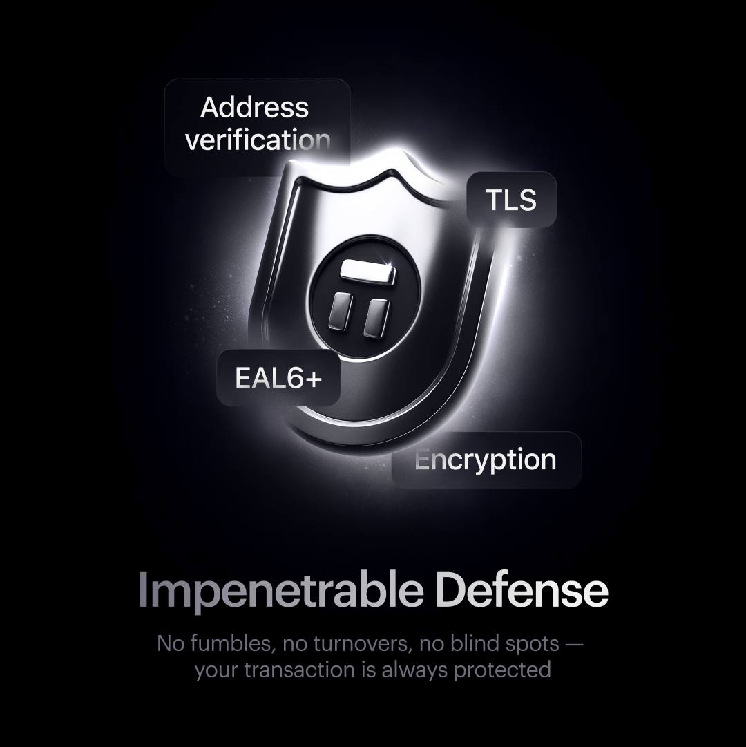 Tangem Express brings together DEXs, CEXs, blockchain bridges, and on/off-ramp services in one seamless interface.

It optimizes swap routes for faster and cheaper transactions while ensuring you remain in control.

With broad token support and continuous expansion, Tangem