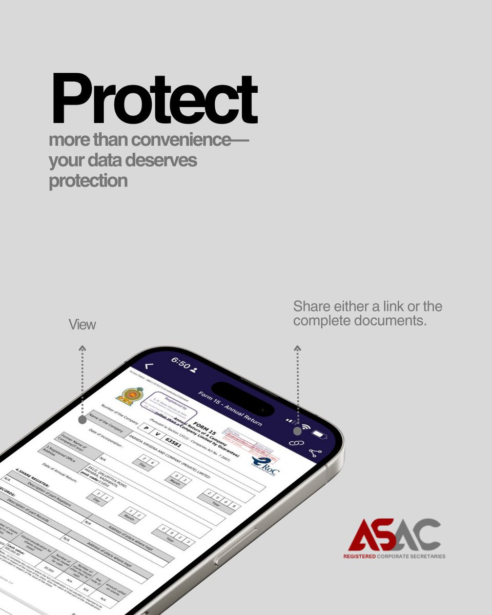 Protect Your Data! 🛡️

Your privacy matters to us. 💻✨   We kindly remind all our clients to avoid sharing important documents through common messaging platforms. Stay safe and secure!
