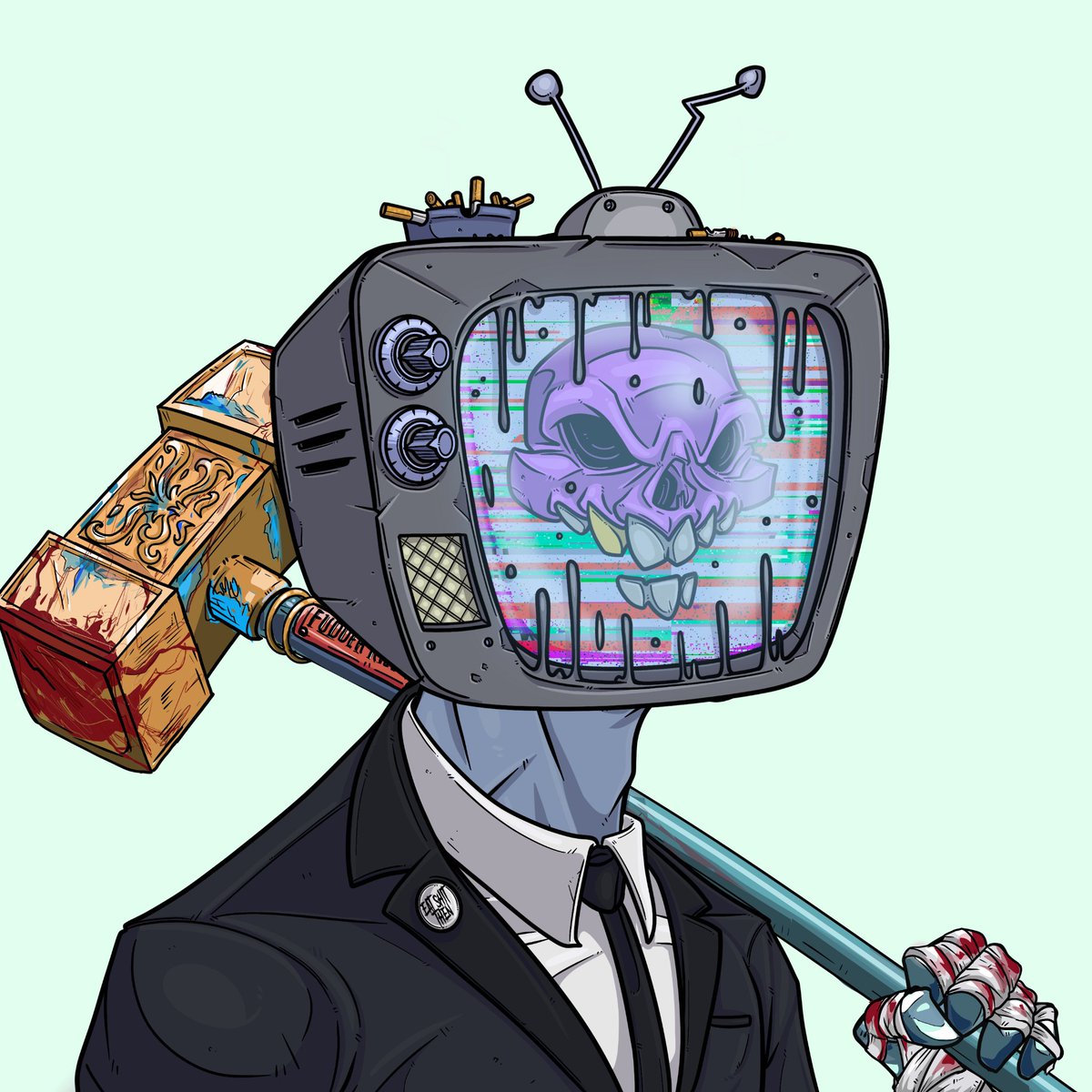 New profile picture, great job <a href="/degensx/">Degens X</a> on the trait store.🥳🥳🥳