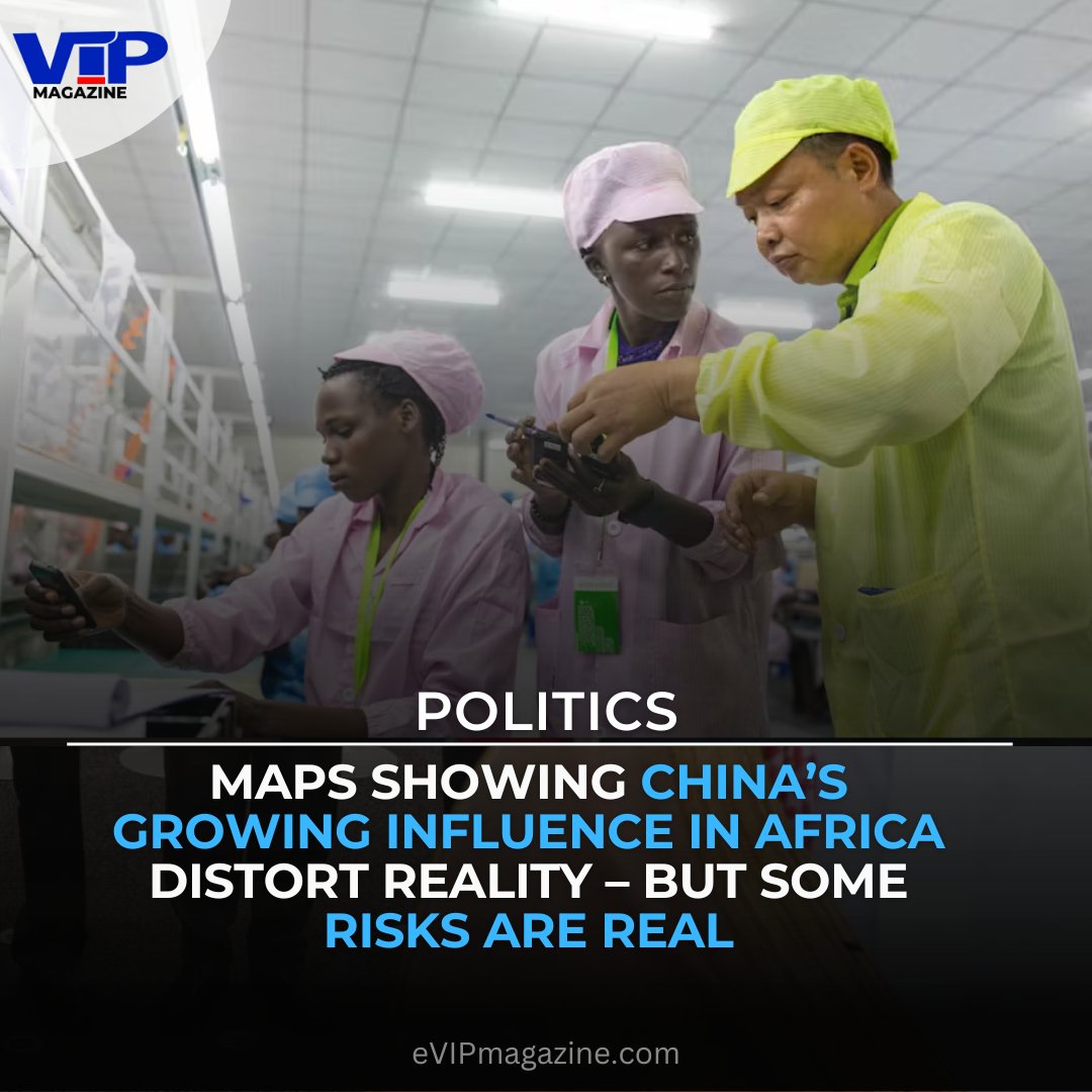 Maps showing China’s growing influence in Africa distort reality – but some risks are real
evipmagazine.com/read/post/maps…