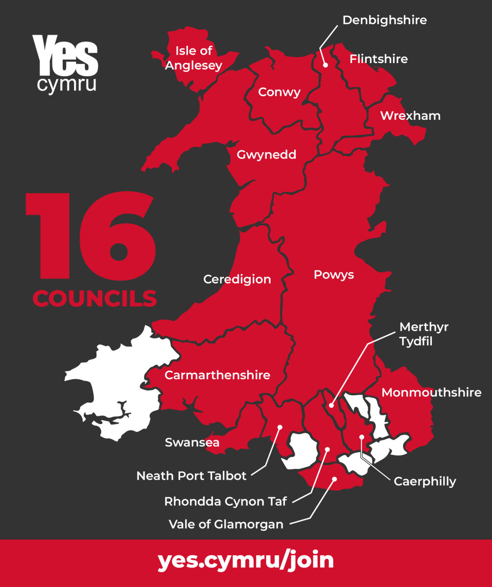 🏴󠁧󠁢󠁷󠁬󠁳󠁿🚨BREAKING NEWS🚨🏴󠁧󠁢󠁷󠁬󠁳󠁿

Vale of Glamorgan council is the 16th Welsh council to demand the Crown Estate and its wealth is transferred into Welsh control.

Once again the work of YesCymru members making a difference!

Join YesCymru today to be a part of the campaign!