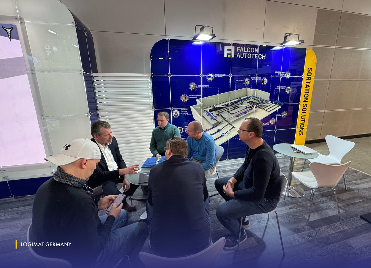 falconautotech's tweet photo. We’re live at the #LogiMAT2025 ! Day 1 has just begun & we’re thrilled to showcase the future of #warehouseautomation! Visit us at Booth #5A26 & don't miss the opportunity to experience our revolutionary #ASRS NEO!
#FalconAutotech #SupplyChain #Logistics #MaterialHandling https://t.co/p7uPTDuXli