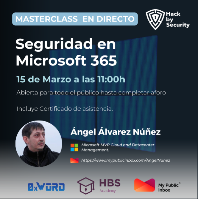 HackbySecurity's tweet image. ⚠️ Última llamada, este sábado tenéis una masterclass en abierto impartida por @Seguridadjabali  sobre la seguridad en M365, ¿más detalle? echadle un ojo al blog de #seguridadjabalí

seguridadjabali.com/2025/03/seguri…

#hackbysecurity #ciberseguridad #hardening #hacking #IA