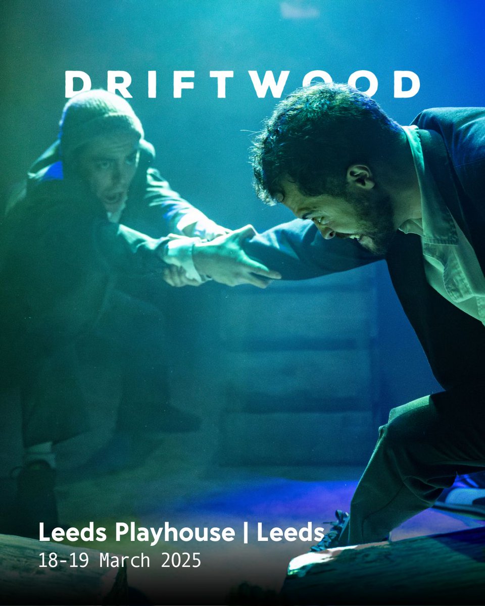 🎭 The Driftwood Tour 2025 continues! 🌊✨

Next stops:
📍 New Wolsey, Ipswich – 13–15 March
📍 Leeds Playhouse, Leeds – 18–19 March
Don’t miss Tim Foley’s captivating play as it makes waves across the UK! Grab your tickets now and be part of the journey. 🎟️🔥
#DriftwoodTour2025