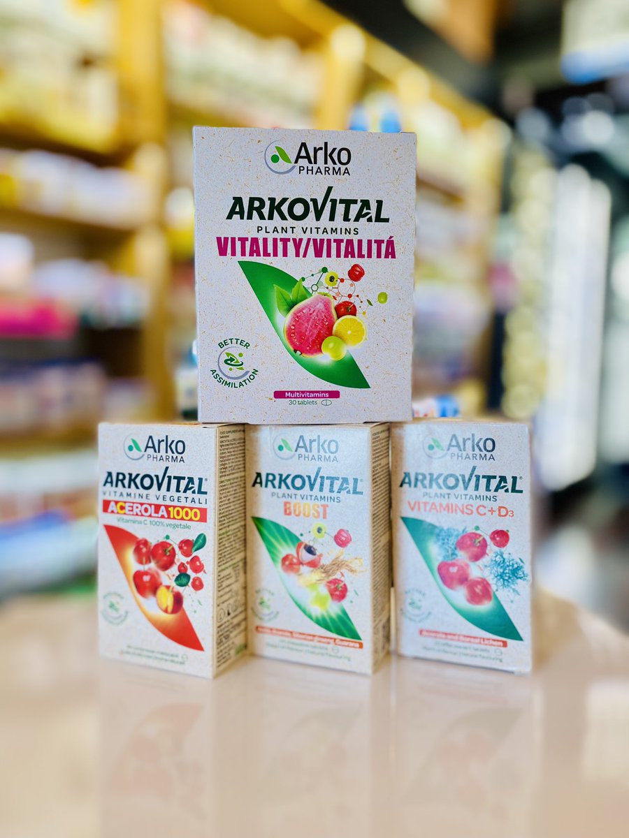 Easyfarma's tweet photo. 🌿 Scopri il potere delle vitamine vegetali con ARKOVITAL! 🌿

Dai un boost naturale alla tua energia e al tuo benessere con le vitamine 100% vegetali di Arkovital by ArkoPharma! 🌱💪

Scegli il benessere, scegli ARKOVITAL!
#Arkovital #VitamineVegetali #EnergiaNaturale #easyfarma https://t.co/HhvwdaZPbN