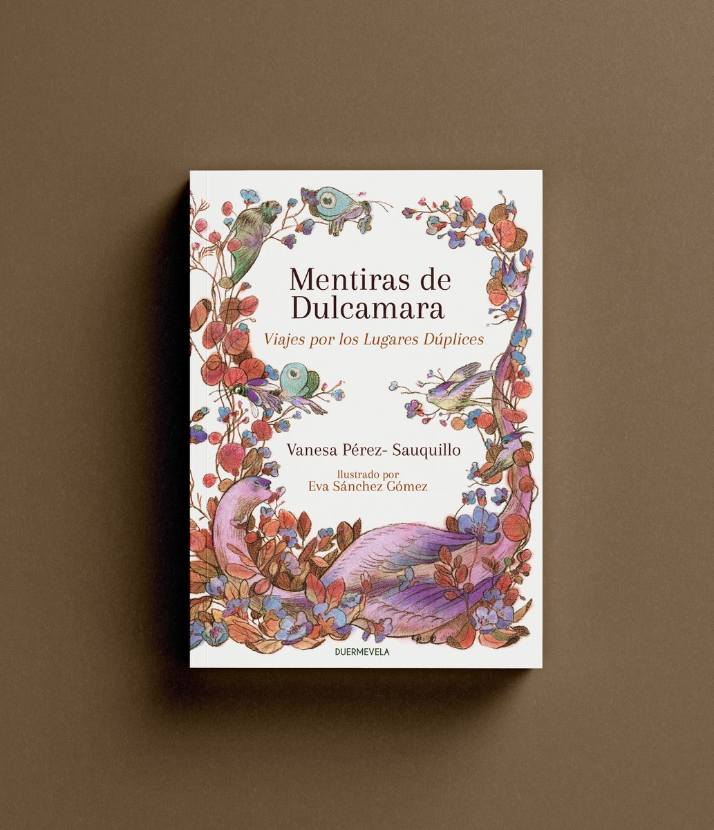 DuermevelaEd's tweet image. ✨ NOVEDADES ✨ Hoy os mostramos la cubierta de &apos;Mentiras de Dulcamara&apos; de Vanesa Pérez -Sauquillo  realizada por Eva Sánchez Gómez, que también se ha encargado de las ilustraciones interiores del libro🍂🌷🌿

🤍duermevelaediciones.es/mentiras-de-du…