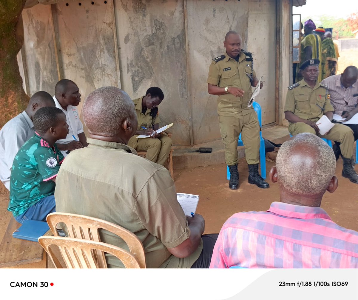 DPC Lira-City East Division and his management team is engaging LCI's of the area on how to curb down crime in the area through encouraging them to participate vigorously by sharing information on known criminals or apprehend and handover to police.