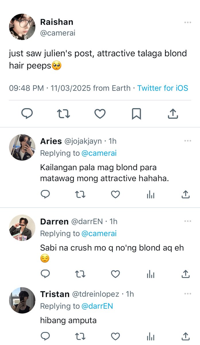 snwnwrts's tweet photo. thanks, enhypen | #sunwonau
Just an au wherein Hate Jaiden Yang(jw) treats Raishan Escarra(sn) differently. https://t.co/Jw5ckTduLf
