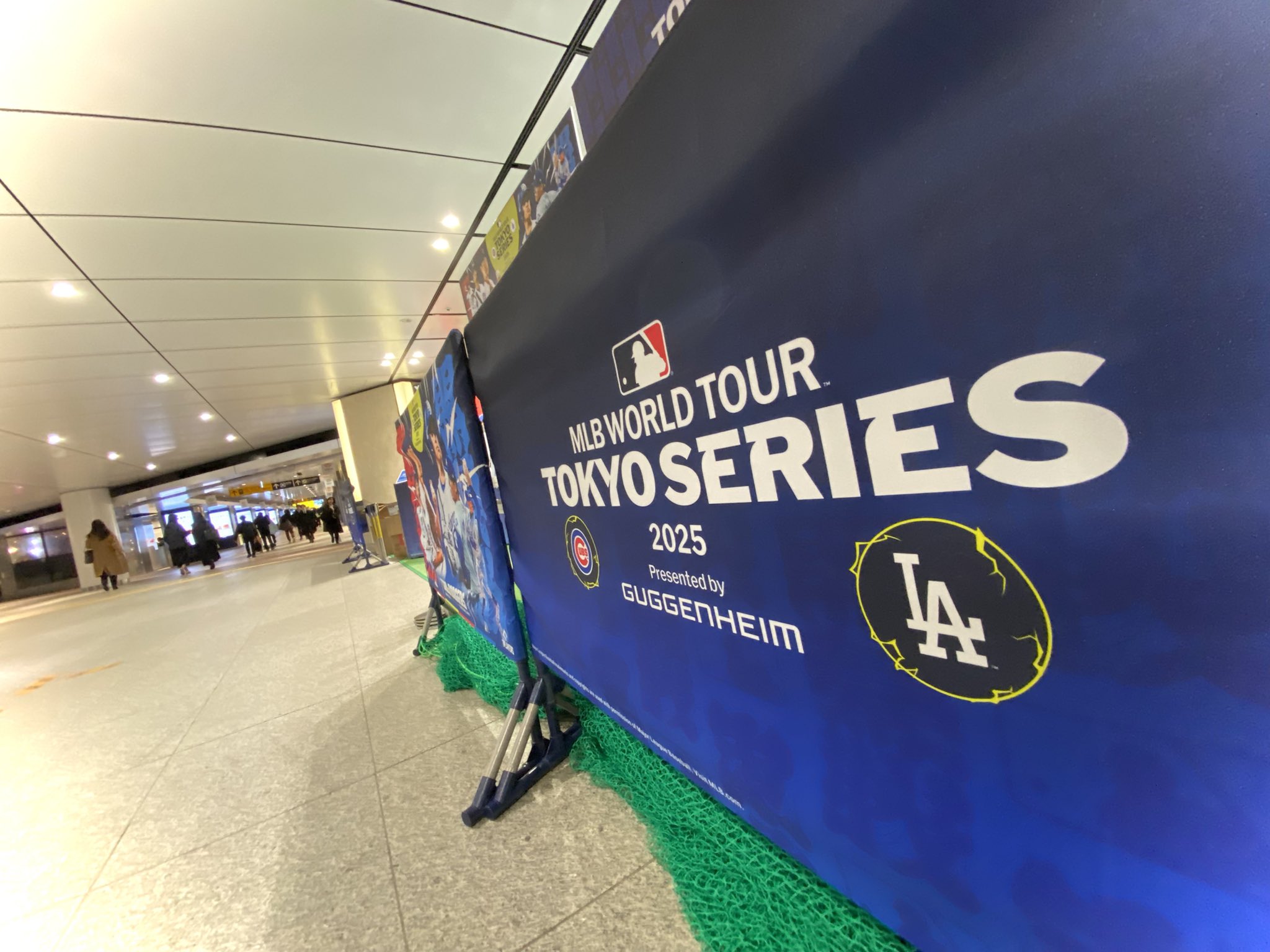 MLB 東京ドーム開幕戦　看板ポスター MLB 東京ドーム開幕戦 看板ポスター（MLB開幕戦の雰囲気を満喫