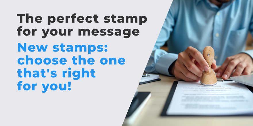 The perfect stamp for your message
pixartprinting.co.uk