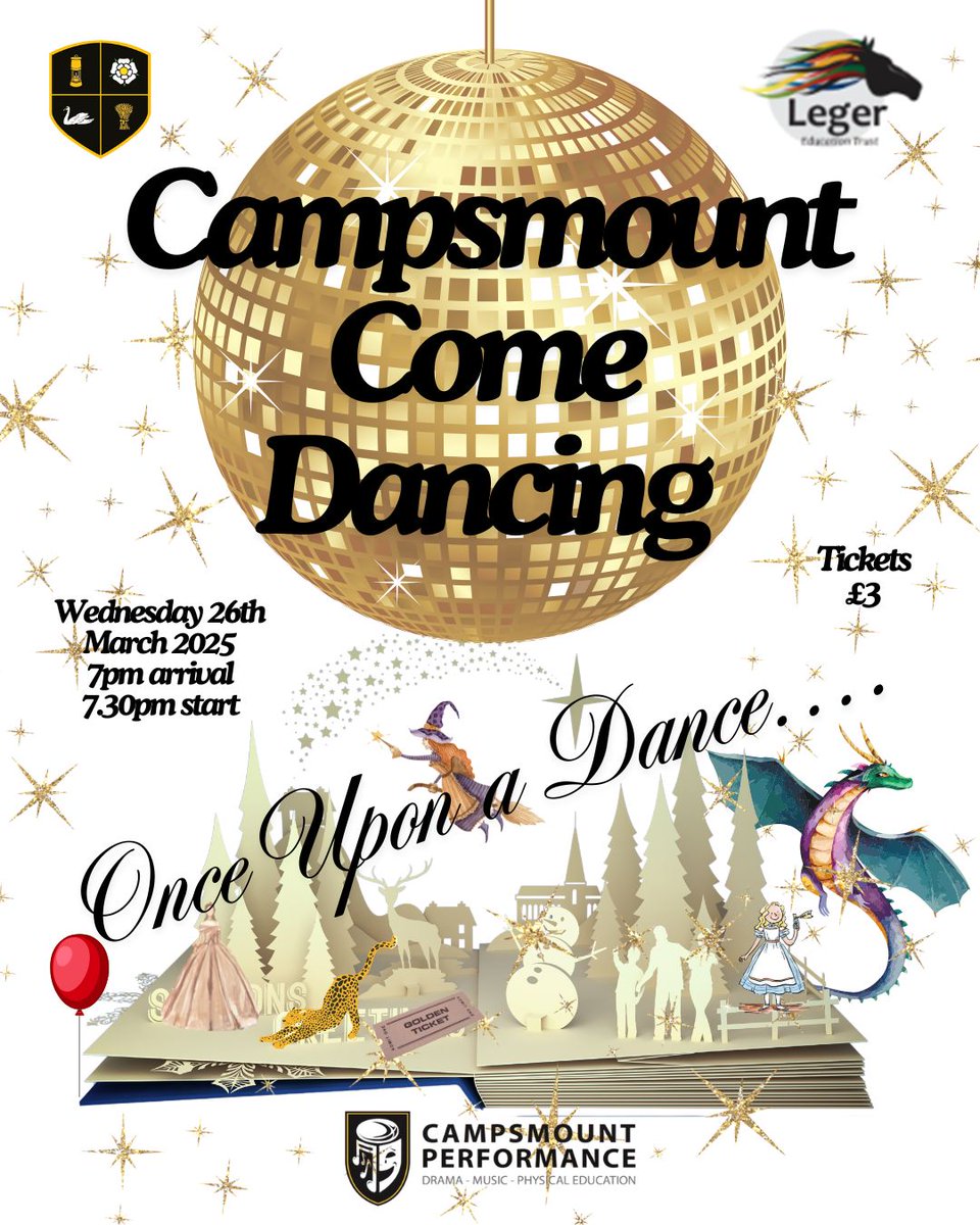 With less than 3 weeks to go, don't forget to purchase your tickets for Campsmount Come Dancing on Wednesday 26th March, 7.30pm. Tickets are just £3. #keepdancing