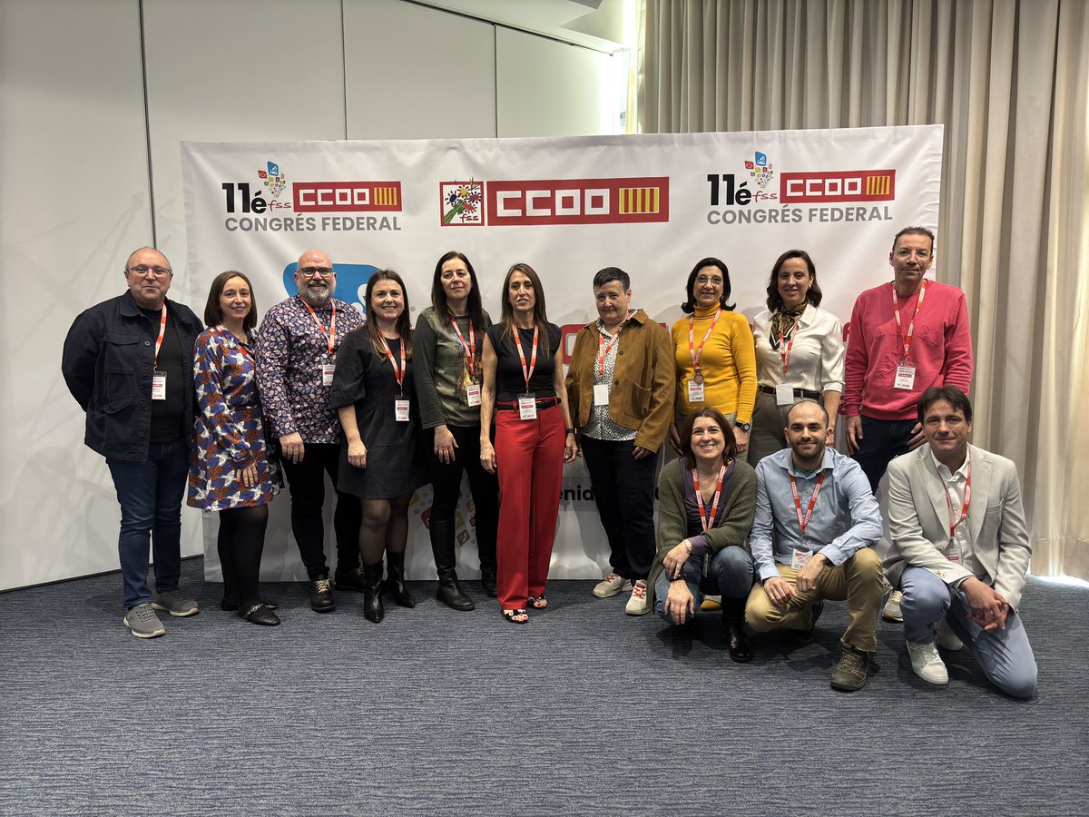 FSS CCOOPV (@sanitat_ccoopv) on Twitter photo Us presentem la nova secretària general de la FSS CCOO PV, <a href="/yolandaferrand6/">yolanda_ferrandez</a> i la nova Executiva. Un gran equip compromés amb les persones treballadores dels sectors sanitaris i sociosanitaris! #respostes #XICongrésFSSCCOOPV Us presentem la nova secretària general de la FSS CCOO PV, <a href="/yolandaferrand6/">yolanda_ferrandez</a> i la nova Executiva. Un gran equip compromés amb les persones treballadores dels sectors sanitaris i sociosanitaris! #respostes #XICongrésFSSCCOOPV