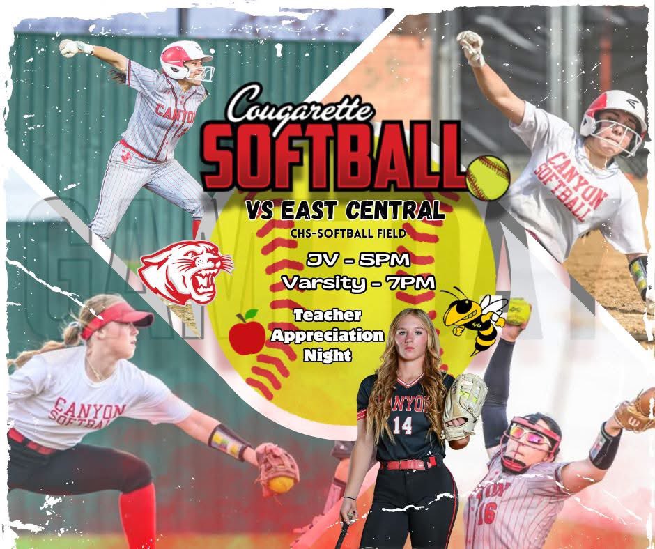 GAME DAY vs EAST CENTRAL 
🍎Teacher Appreciation Night 🍎