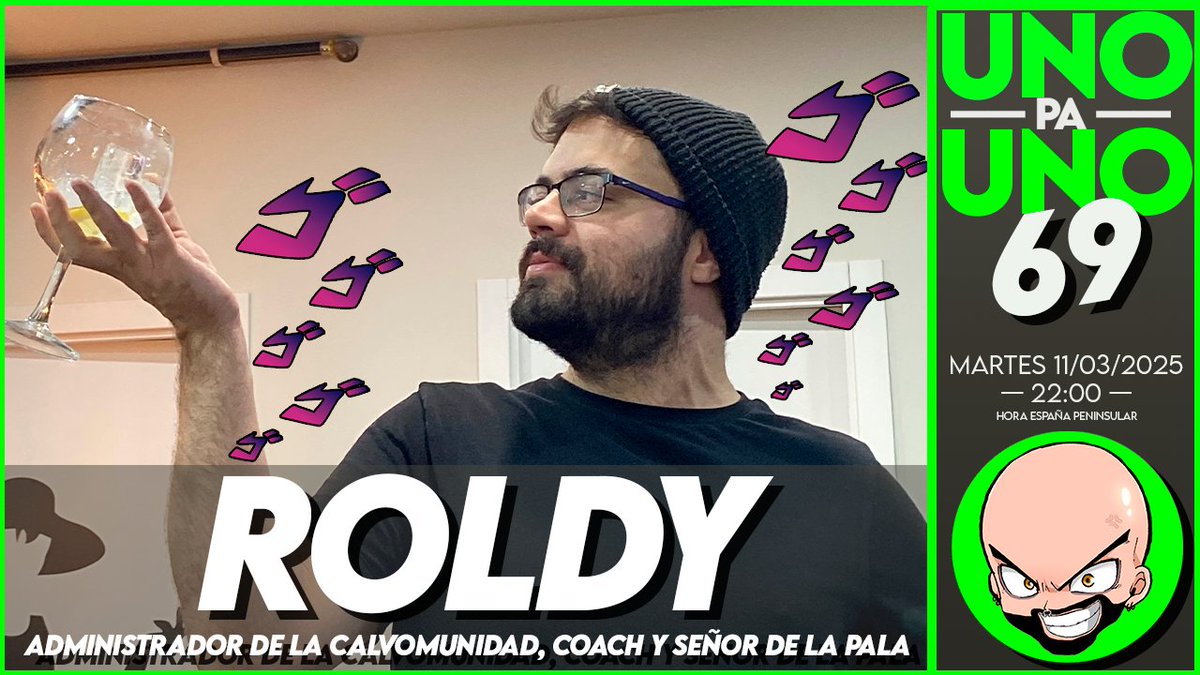 ESTA NOCHE A LAS 22:00 OS ESPERO EN KICK...

CON EL HOMBRE, LA MAQUINA, LA BESTIA
EL HACEDOR DE BEBÉS, EL SEÑOR DE LA PALA
EL ABRAZAMADRES, EL LENTEJERO, KEBABSAURIO
EL CAGADIÑO DORADO, EL NIÑO SOL, EL COACH
EL BECERRO Y MI OSITO DE CARAMELO

<a href="/Roldyyyy/">Roldyyyy 🎮</a> 

Un #UnoPaUno histórico.